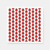 Three Little Ladybugs - Standard Cocktail Serviette (Vorderseite)