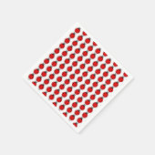 Three Little Ladybugs - Standard Cocktail Serviette (Ecke)