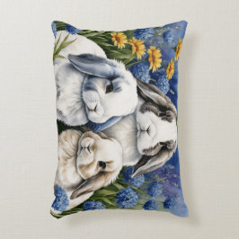 Three Little Lop Bunnies Dekokissen