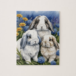 Three Little Lop Bunnies Puzzle
