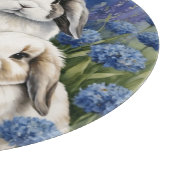 Three Little Lop Bunnies Schneidebrett (Ecke)