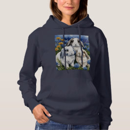 Three Little Lop Bunny Rabbits Hoodie