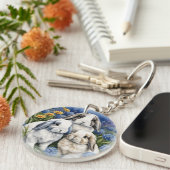 Three Little Lop Bunny Rabbits Schlüsselanhänger (Vorderseite rechts)