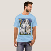 Three Little Lop Bunny Rabbits T-Shirt (Vorne ganz)