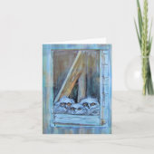 Three Little Owls Karte (Vorderseite)