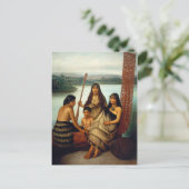 'Three Maori Girls and a Boy' - Lindauer Postcard Postkarte (Stehend Vorderseite)