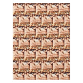 Three Meerkat Picture Collarge Tischdecke (Vorderseite)