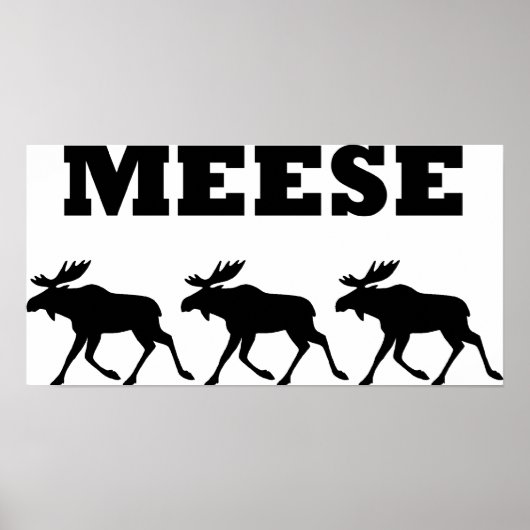 Three Meese Funny Poster (Vorne)