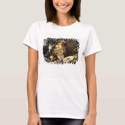 Three Monkeys Stealing Fruit T-Shirt (Vorderseite)