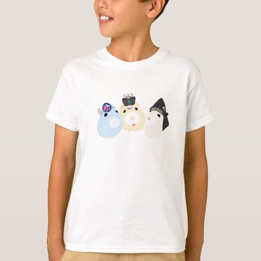 Three Musketeers Hamster T - Shirt (Vorderseite)