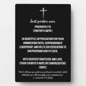 Three Nails Bester Pastor je Christlich Award Fotoplatte (Vorderseite)