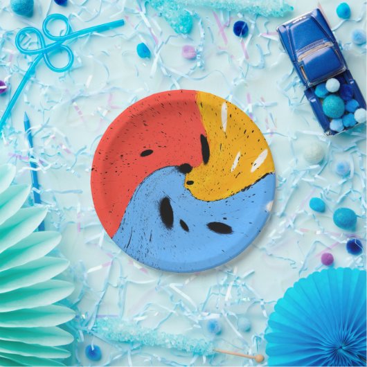 three of a kind pappteller (Party)