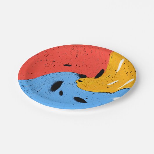 three of a kind pappteller (Schrägansicht)