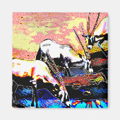 Three Oryx Magnet (Vorne)