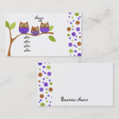 Three Owls Visitenkarte (Vorne/Hinten)