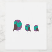 Three Owls Weinetikett (Einzelnes Label)