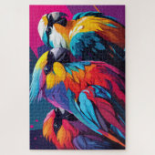 Three Parrots Jigsaw Puzzle (Vertikal)