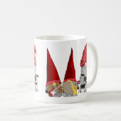 Three Piece Gnome Band on a Kaffeetasse (VorderseiteRechts)