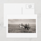 Three Piegan Blackfeet Chiefs - Vintag Postkarte (Vorne/Hinten)