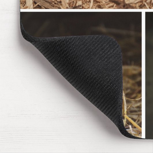 Three Pig Collage Custom Mouse Pad Mousepad (Ecke)