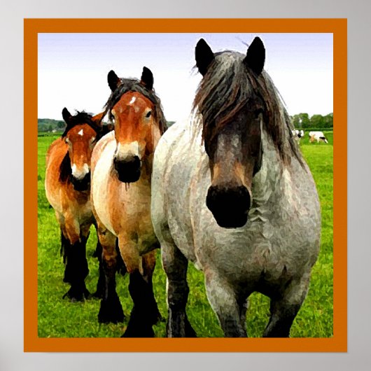 Three Ponies Poster (Vorne)