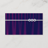 Three Portholes Line - Drapery 04 Visitenkarte (Rückseite)