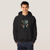 Three Possum Moon 3 Opossum Funny Weird Curem Hoodie (Vorne ganz)