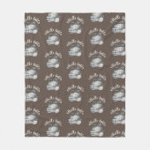 Three Pumpkin Hello Fall Fleecedecke (Vorderseite)