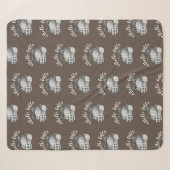 Three Pumpkin Hello Fall Sherpadecke (Vorderseite (Horizontal))