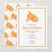 'Three Pumpkins' Einladung (Vorne/Hinten)