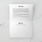 Three Pups TCHS Thank You Karte (Innenseite)