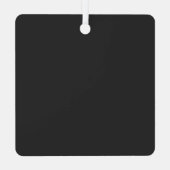 Three Raccoons With The Moon Galaxy Christmas  Ornament Aus Metall (Rückseite)