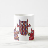Three Red Owls Coffee Tasse (Mittel)