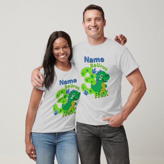 Three Rex Birthday Family Shirt (Unisex)