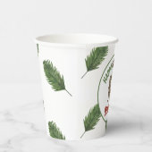 Three Rex Birthday Watercolor Pappbecher (Rechts)