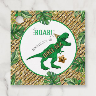 Three Rex Dinosaur 3. Geburtstag Geschenkanhänger