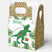 Three Rex Dinosaur 3. Geburtstag Geschenkschachtel (Geöffnet)