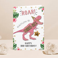 Three Rex Dinosaur 3. Geburtstag
