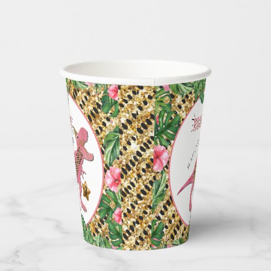 Three Rex Dinosaur 3. Geburtstag Pappbecher (Rechts)