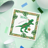 Three Rex Dinosaur 3. Geburtstag Serviette