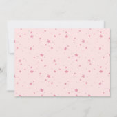 Three Rex Girl Invitation. T-Rex 3rd Birthday Einladung (Rückseite)