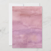 Three Rex Pink Lila Girl Dinosaurier Geburtstag Einladung (Rückseite)