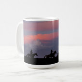 Three Riders, One Horizon Kaffeetasse (Vorderseite Links)