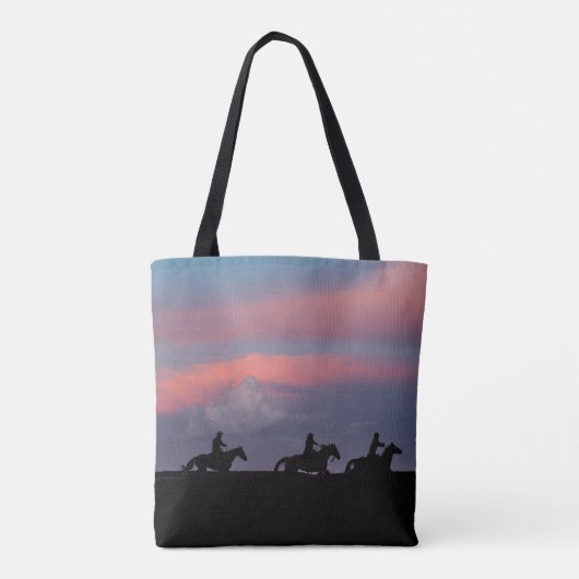 Three Riders, One Horizon Tasche (Rückseite)