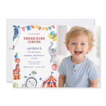 Three Ring Circus 3rd Birthday Carnival Photo