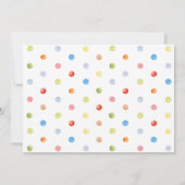 Three Ring Circus 3rd Birthday Carnival Photo Einladung (Rückseite)