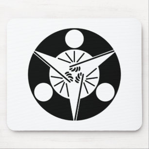 Three rising moon mousepad