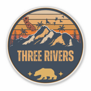 Three Rivers, Kalifornien Aufkleber