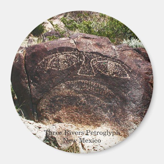 Three Rivers Petroglyph Magnet (Vorne)