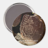 Three Rivers Petroglyph Magnet (Vorderseite/Rückseite)